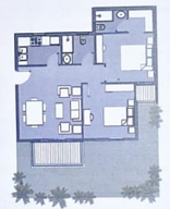 Floor plan for apartment at Dejoya Residence