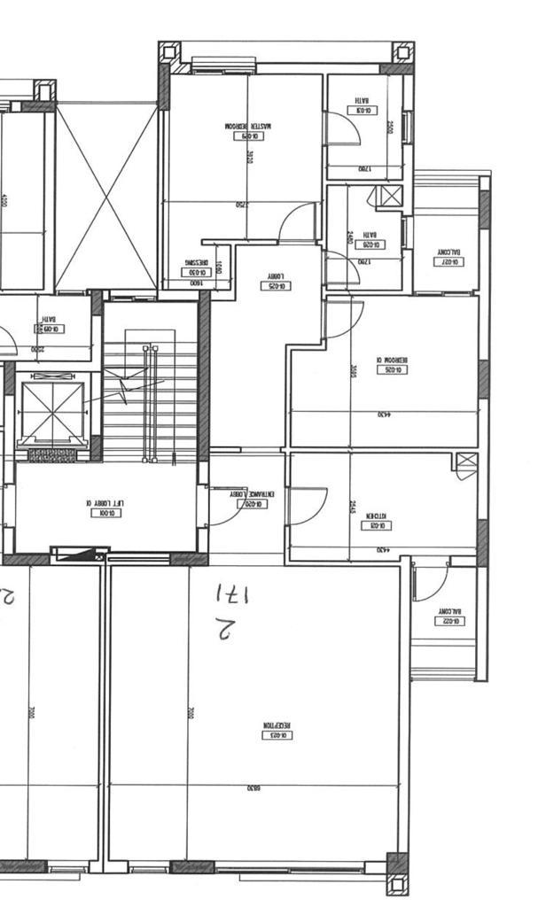Floor plan for apartment at The Waterway - New Cairo
