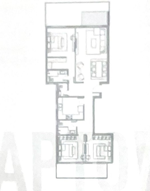 Floor plan for apartment at HAPTown