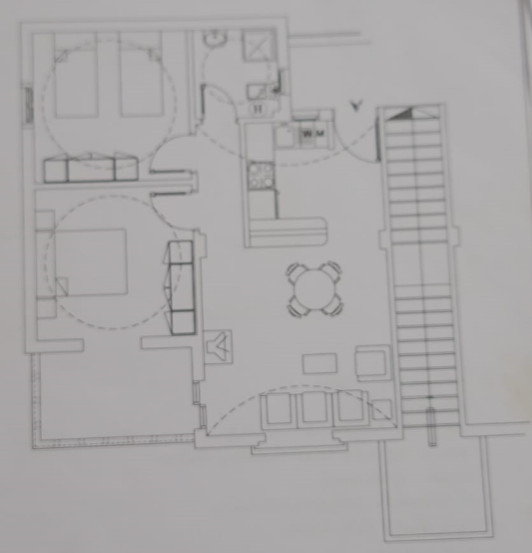 Floor plan for chalet at Makadi Heights