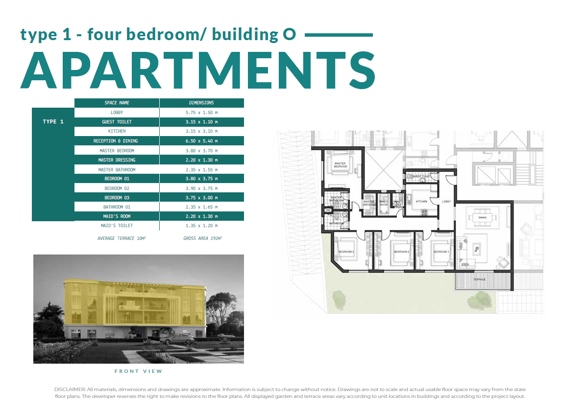 Floor plan for apartment at The Peak Joulz