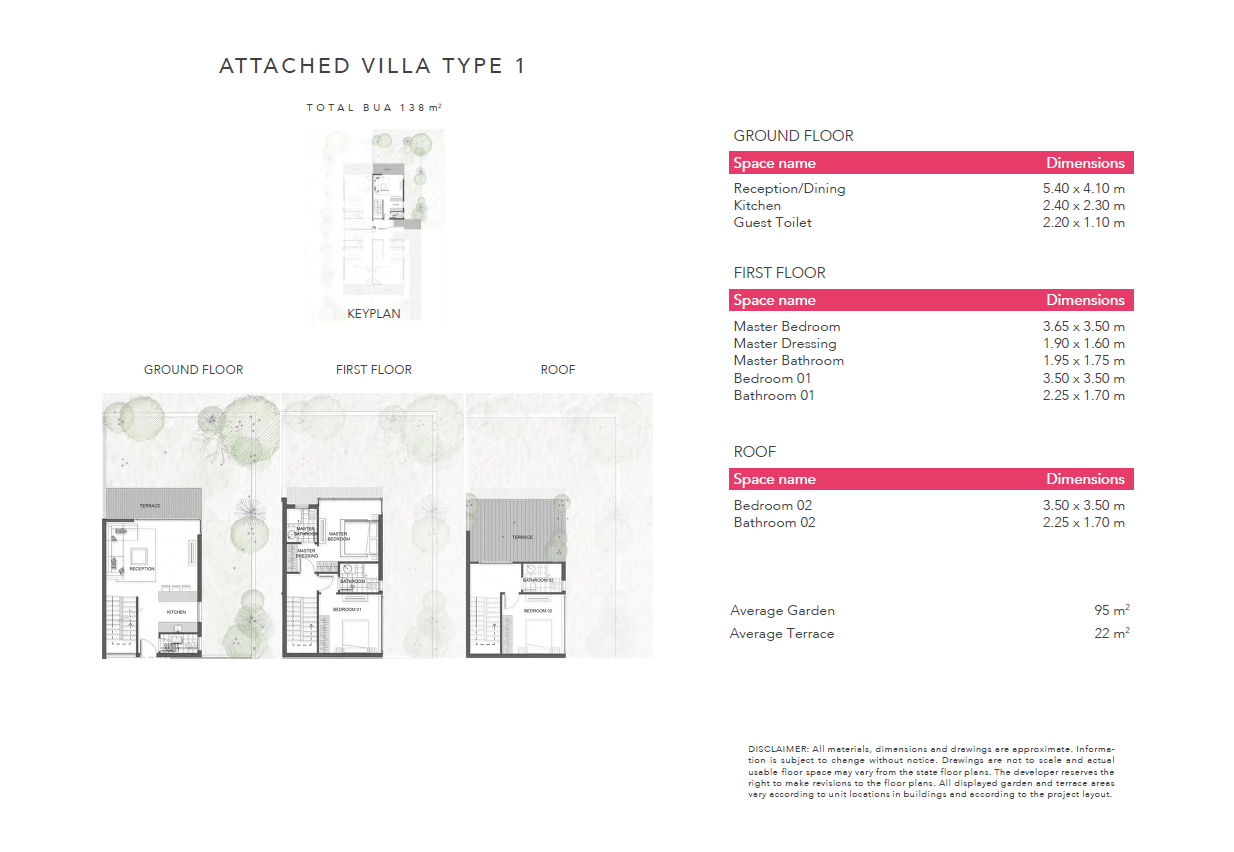Floor plan for apartment at Jefaira