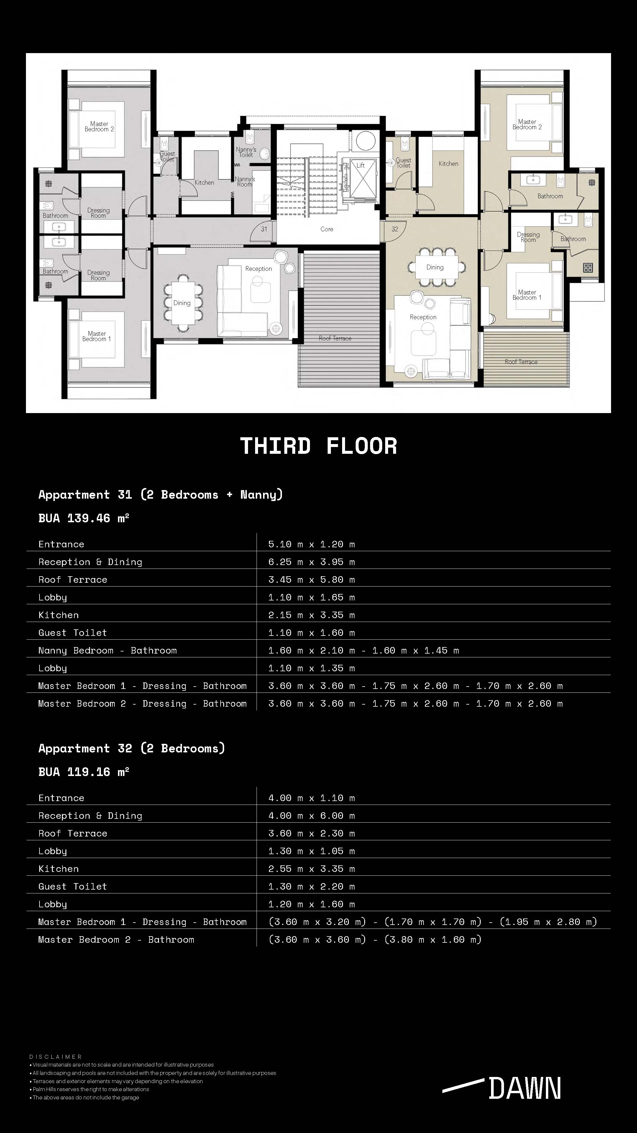 Floor plan for apartment at PX-Phase One