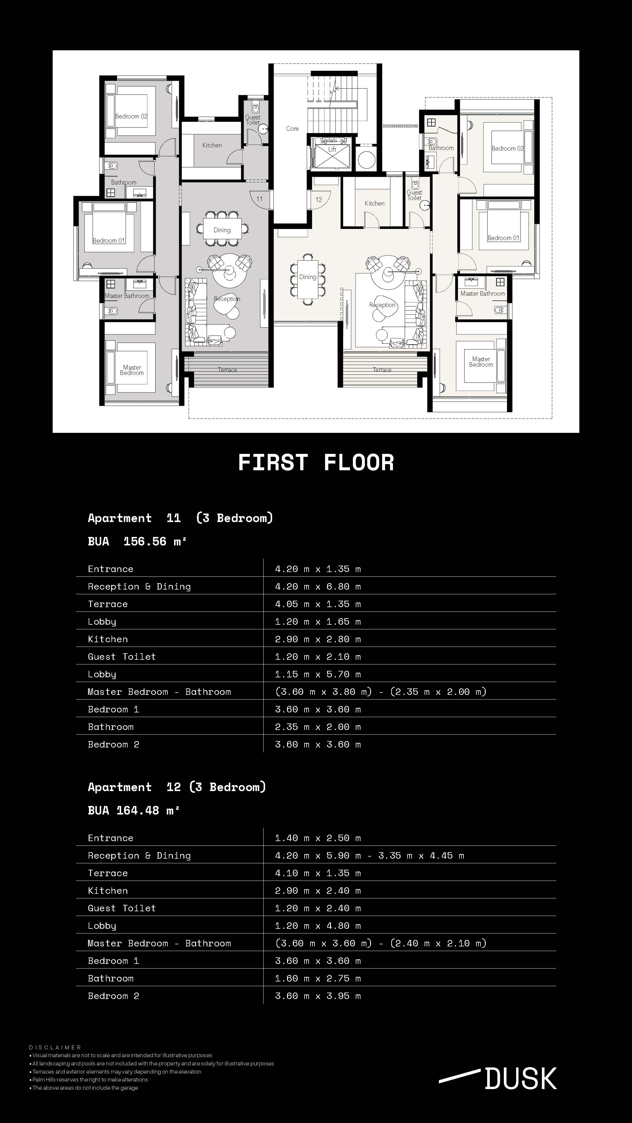 Floor plan for apartment at PX-Phase One