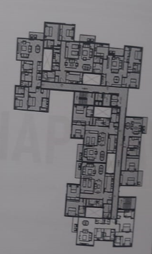 Floor plan for apartment at HAPTown