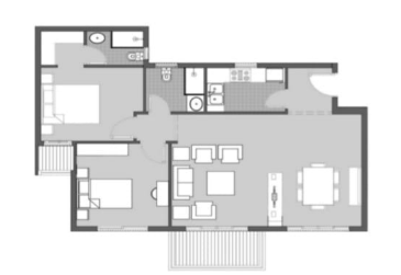 Floor plan for apartment at Dejoya Residence
