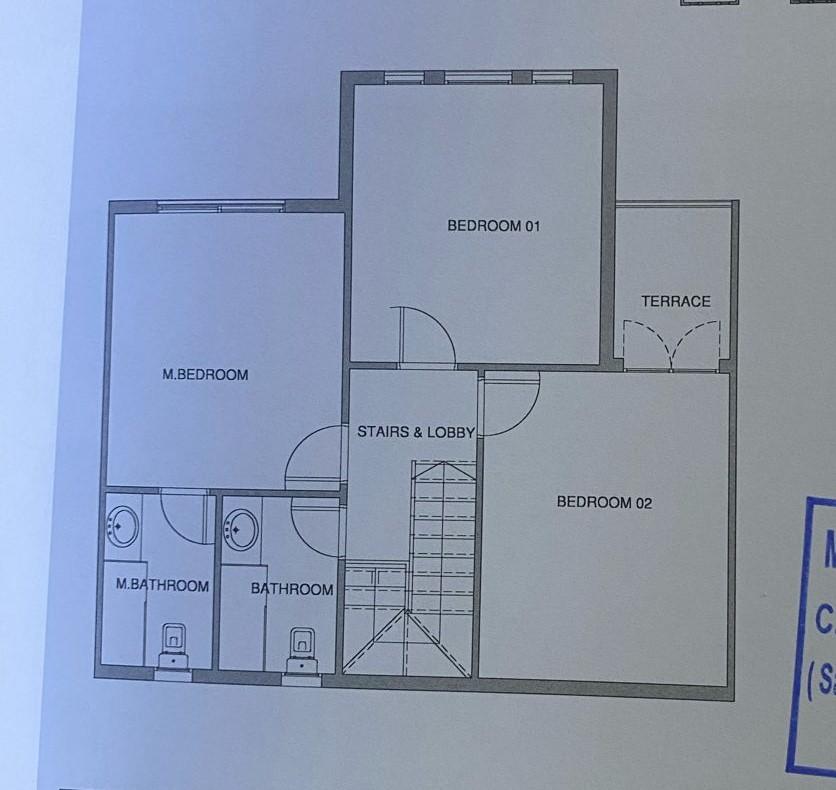 Floor plan for duplex at Aliva Mountain View Mostakbal City