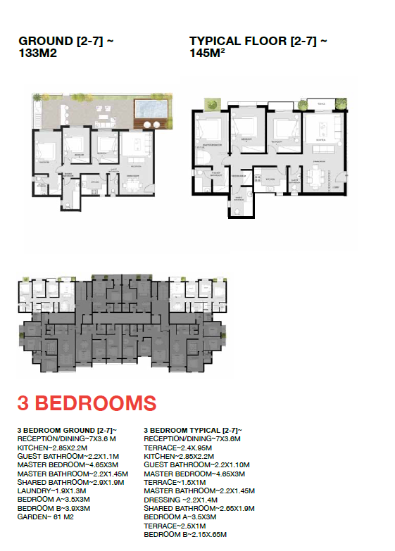 Floor plan for apartment at Notion