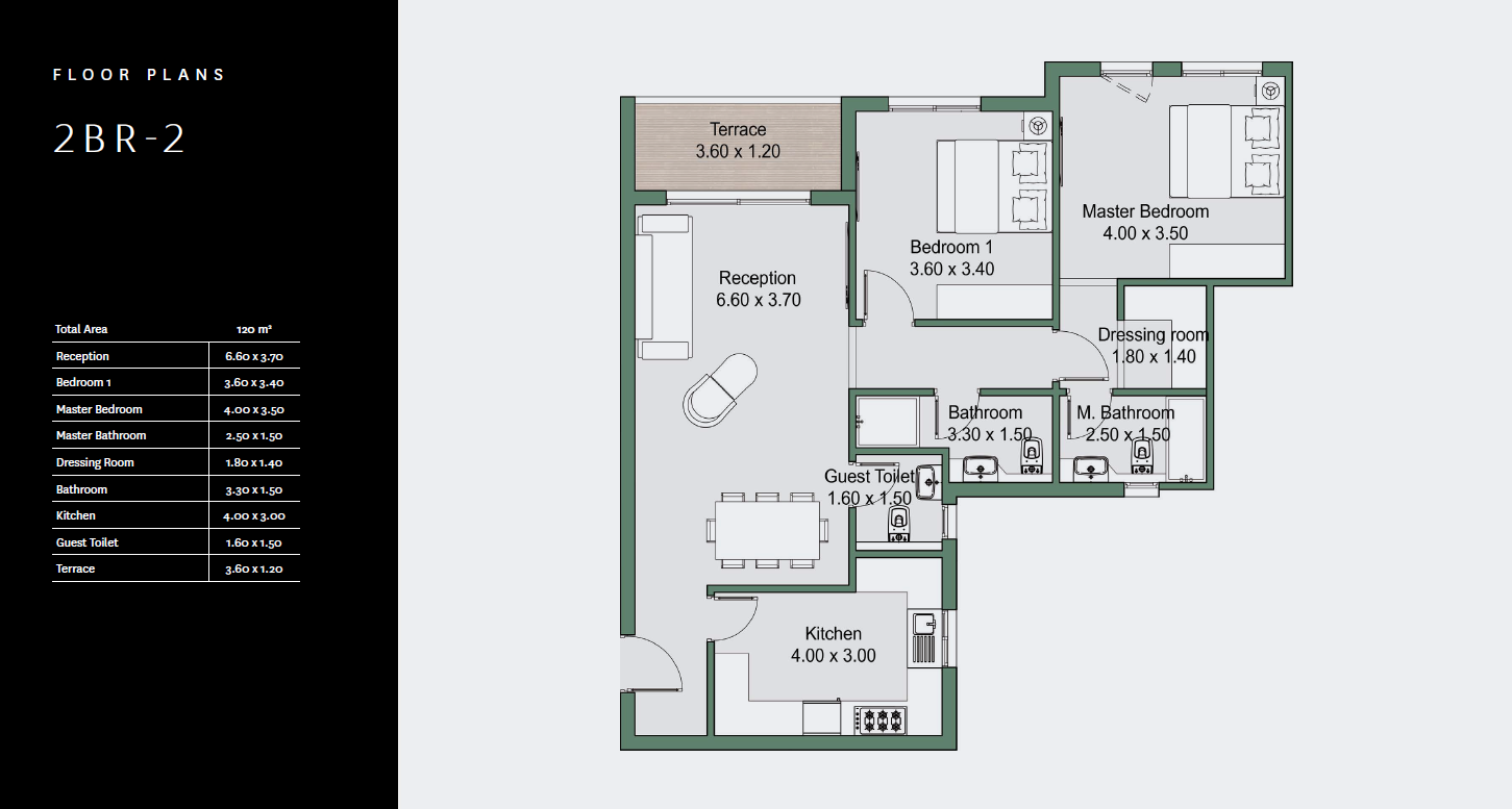 Floor plan for apartment at Rivers