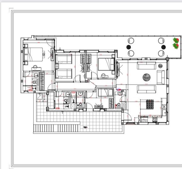 Floor plan for chalet at Caesar
