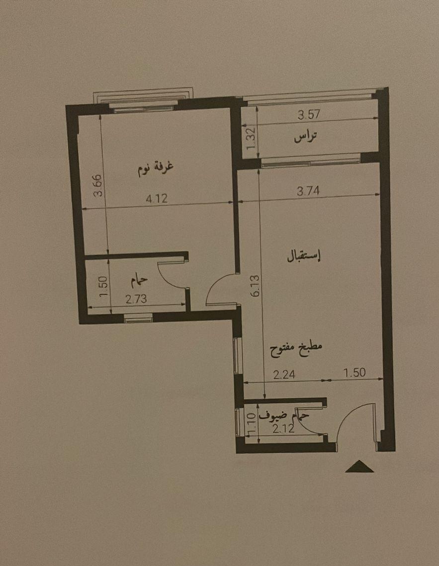Floor plan for apartment at Village West