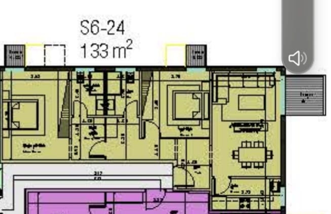 Floor plan for apartment at Sky Ramp