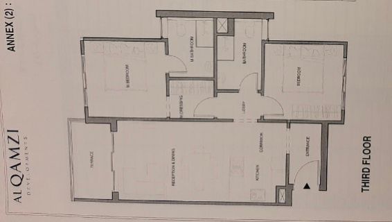 Floor plan for chalet at Seazen