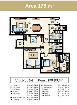 Floor plan for apartment at Golden Yard