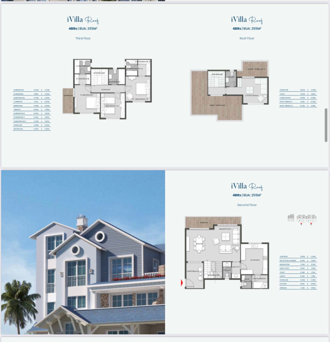 Floor plan for duplex at Aliva Mountain View Mostakbal City