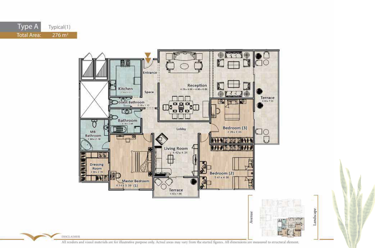 Floor plan for apartment at Rock Eden