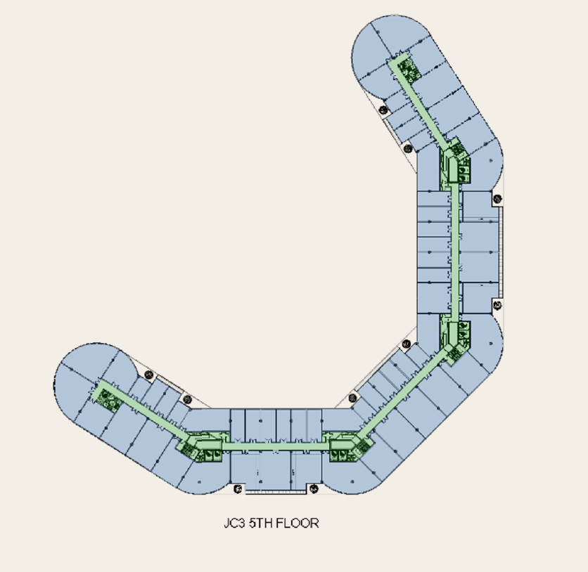 Floor plan for  at Jazebeya