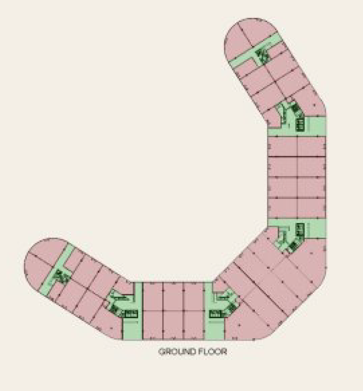 Floor plan for  at Jazebeya