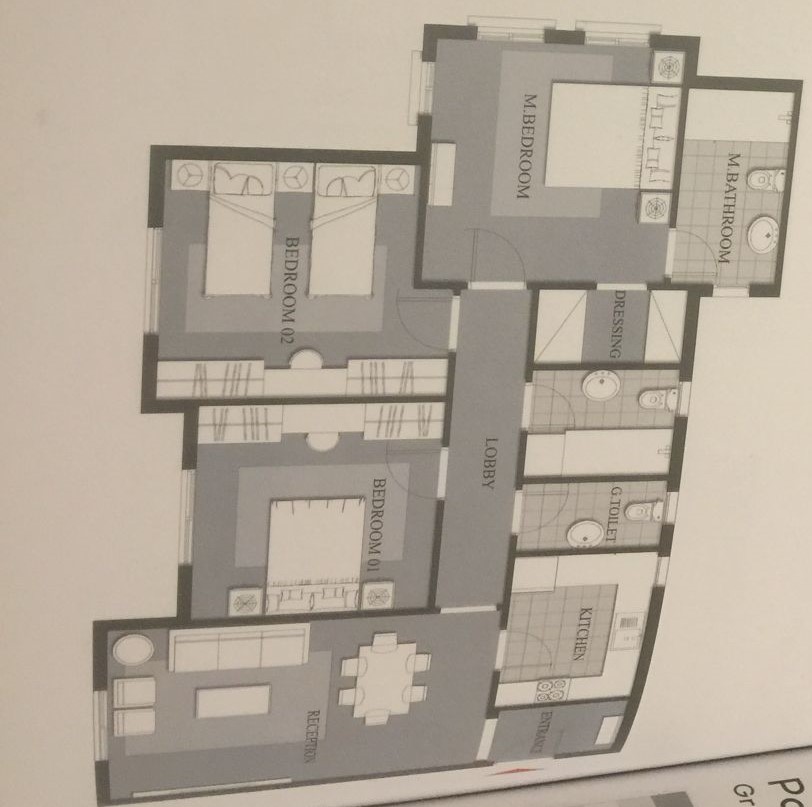 Floor plan for duplex at Mountain View iCity October