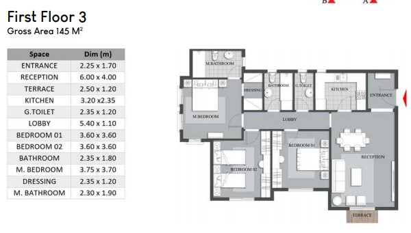 Floor plan for apartment at Mountain View iCity October