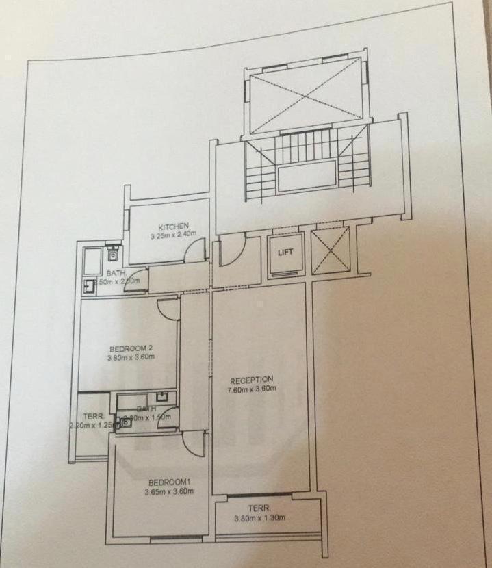 Floor plan for apartment at Fifth Square Al Marasem
