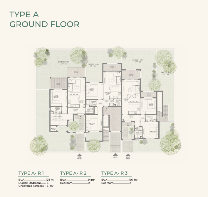 Floor plan for apartment at Town Walk