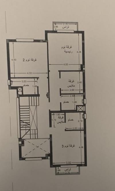 Floor plan for villa at Stei8ht