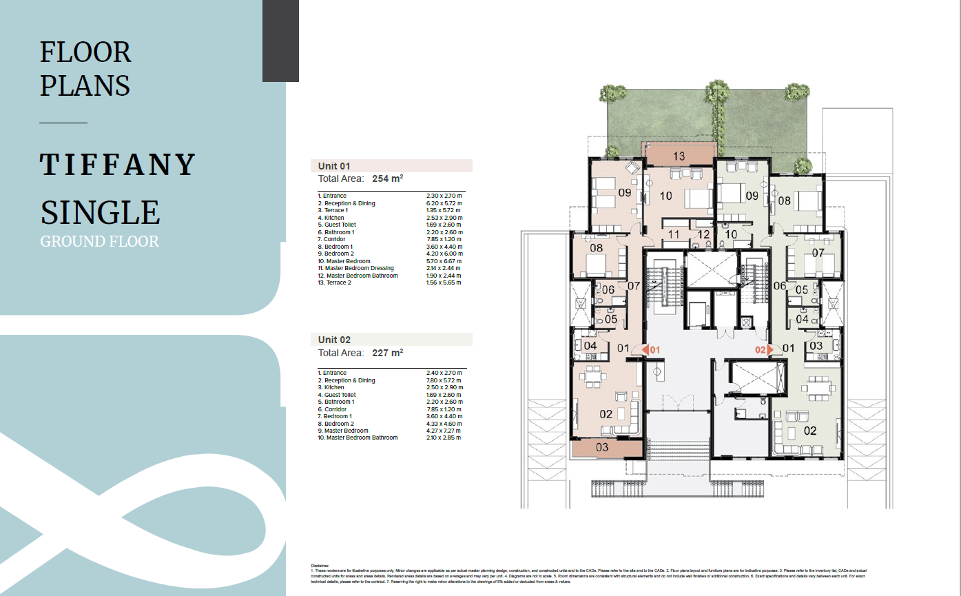 Floor plan for apartment at Mazarine