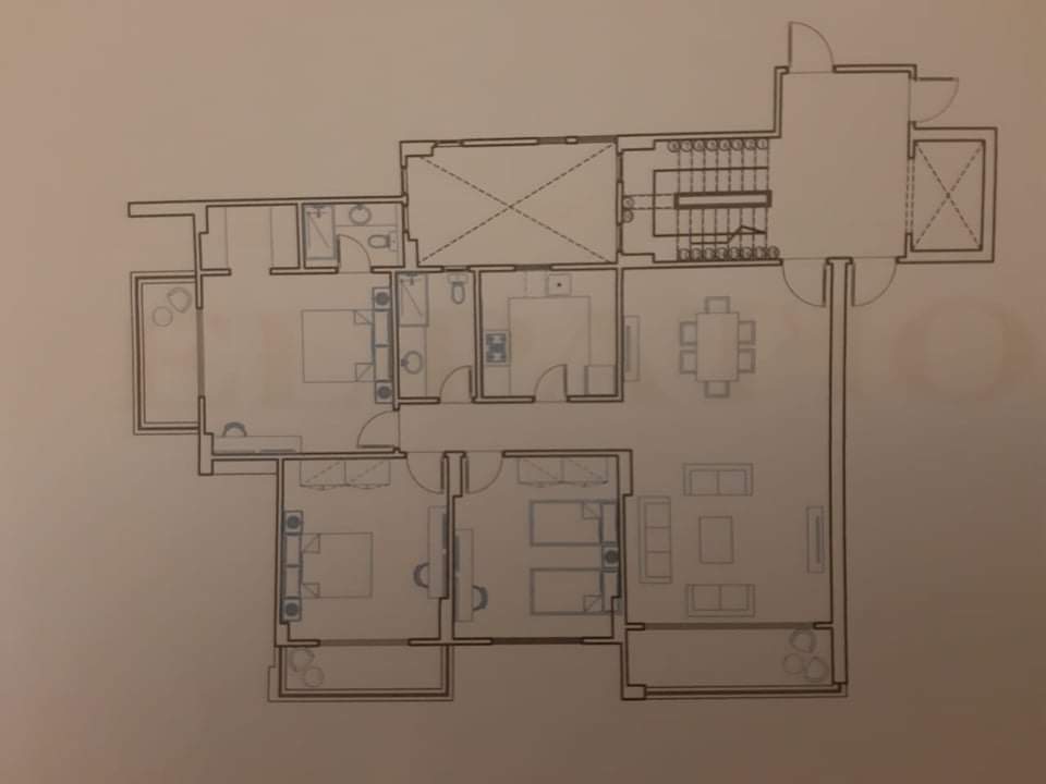 Floor plan for apartment at El Patio Oro