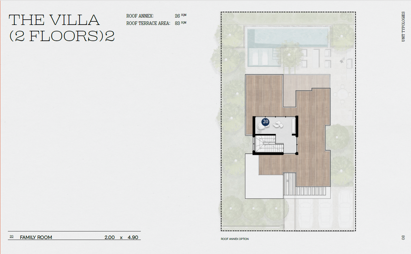 Floor plan for villa at The Solos - Solana