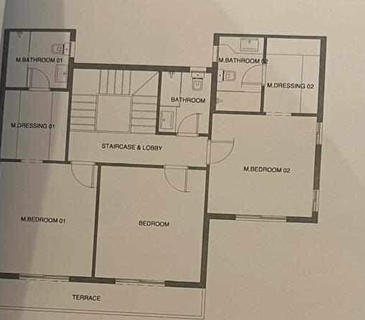 Floor plan for duplex at Aliva Mountain View Mostakbal City