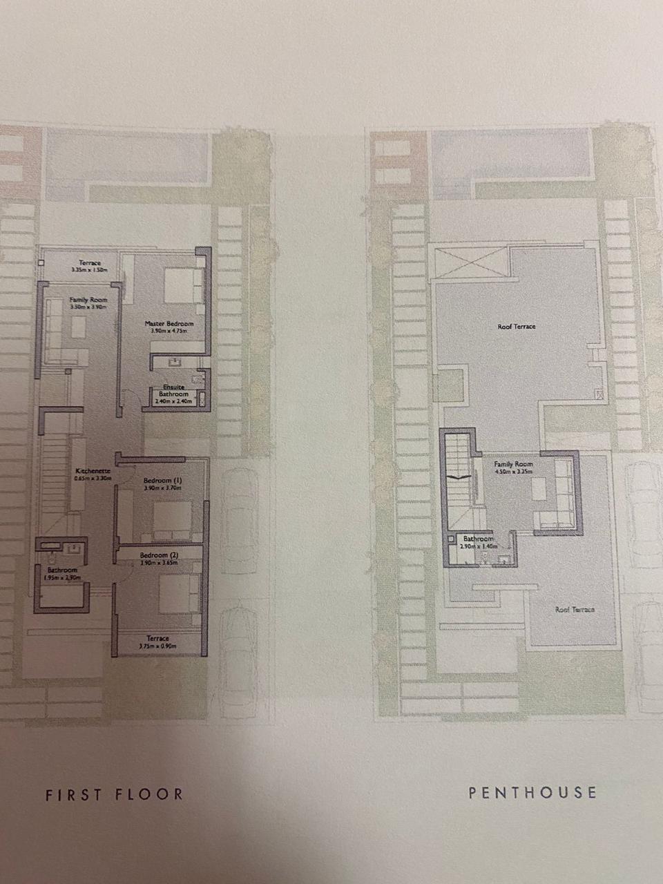 Floor plan for villa at The Crown