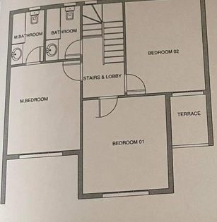 Floor plan for duplex at Mountain View iCity October
