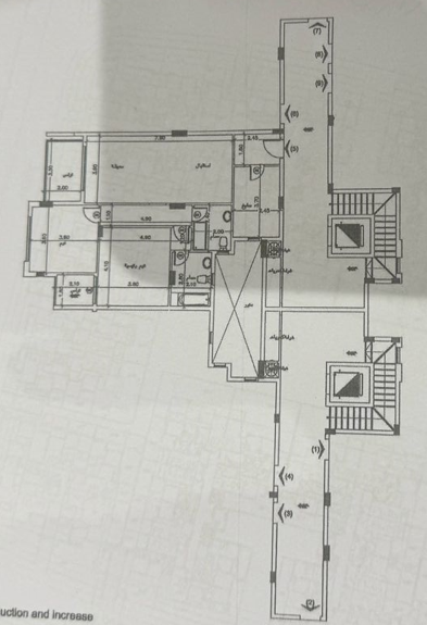 Floor plan for apartment at Galleria Residence