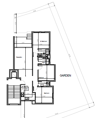 Floor plan for chalet at Cali Coast Ras El Hekma