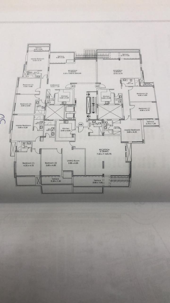 Floor plan for apartment at Capital Gardens