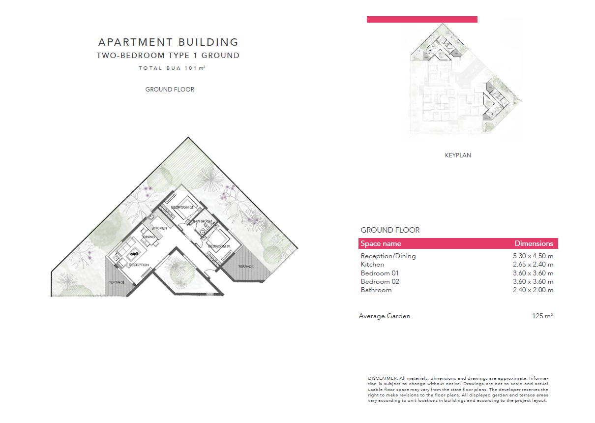 Floor plan for chalet at Jefaira