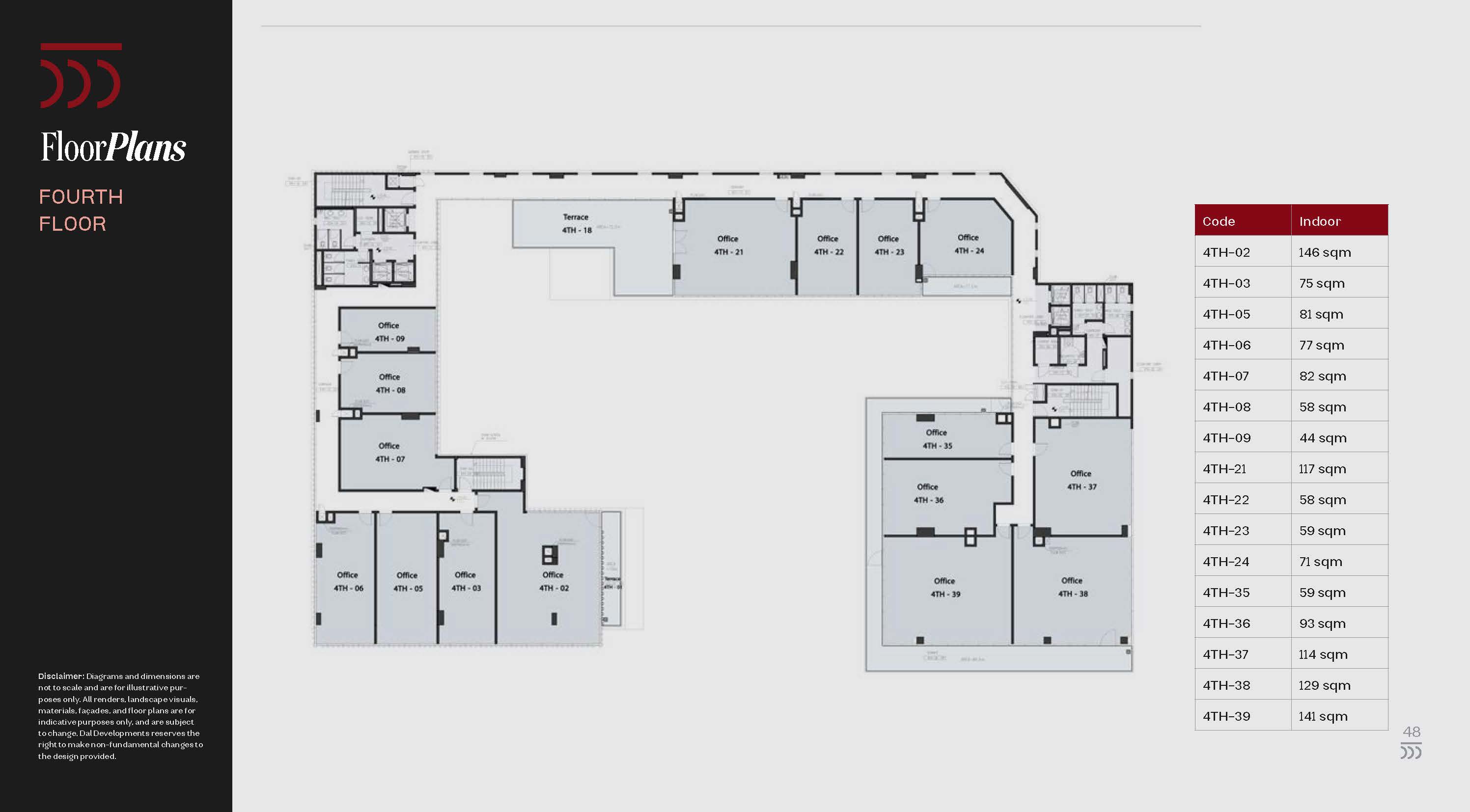 Floor plan for  at Five Fifty Five Business Complex