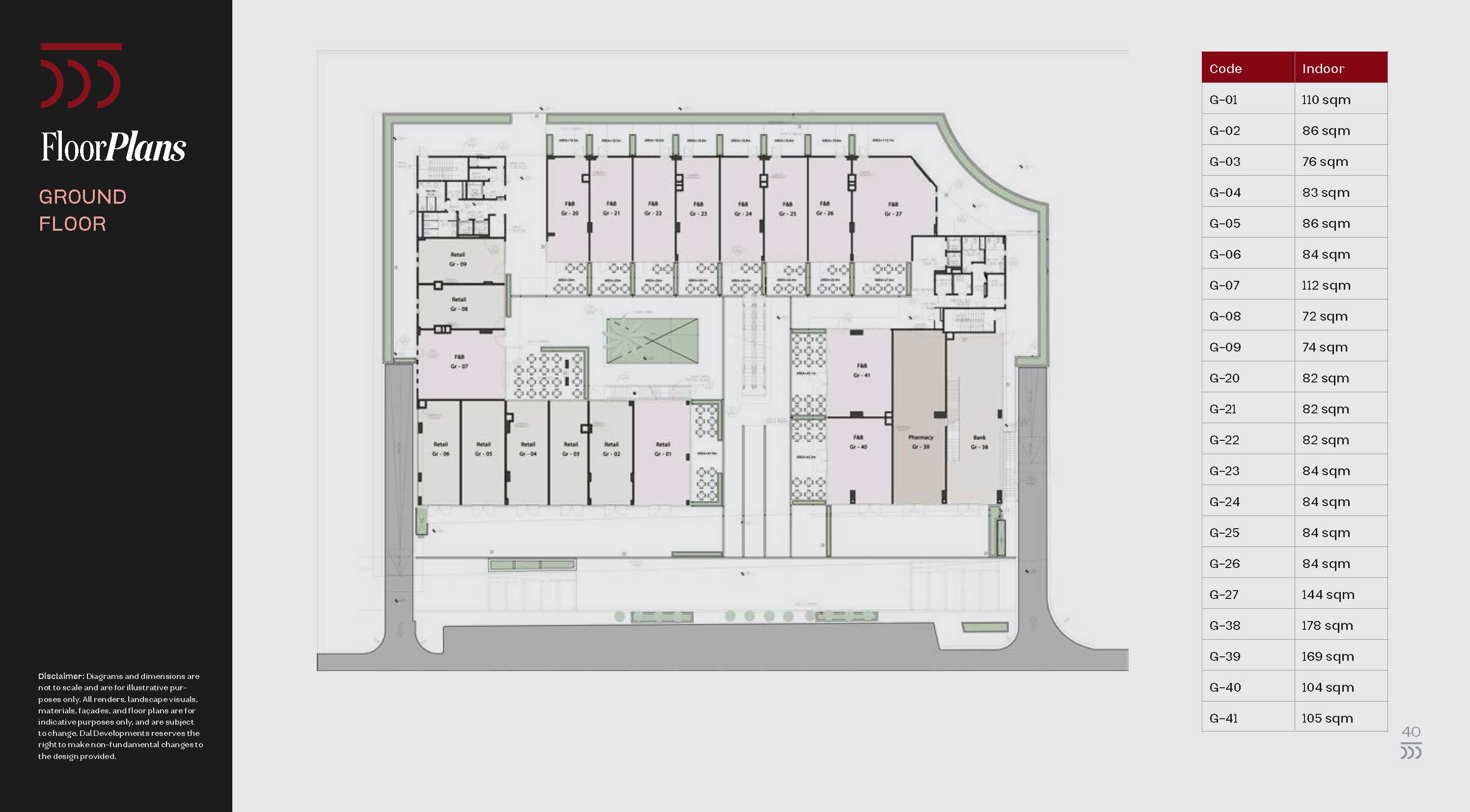 Floor plan for  at Five Fifty Five Business Complex