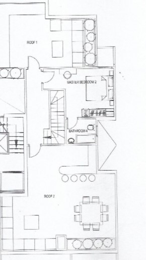 Floor plan for penthouse at Sarai