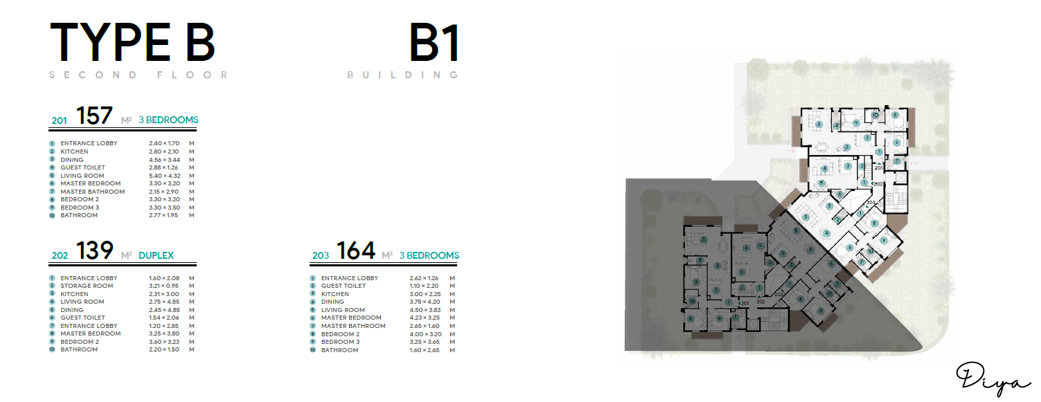 Floor plan for chalet at Azha North Coast