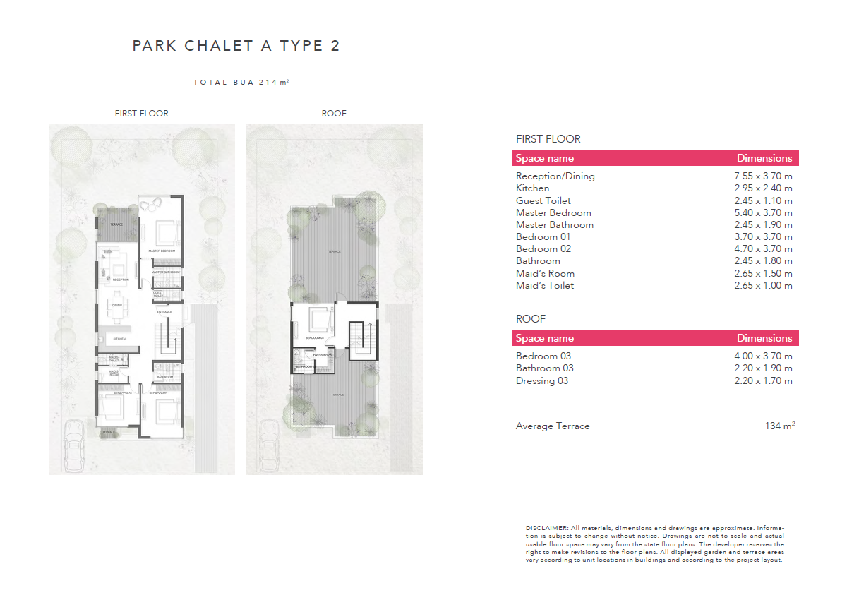 Floor plan for chalet at Jefaira