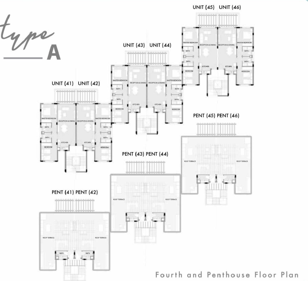 Floor plan for chalet at Hacienda West