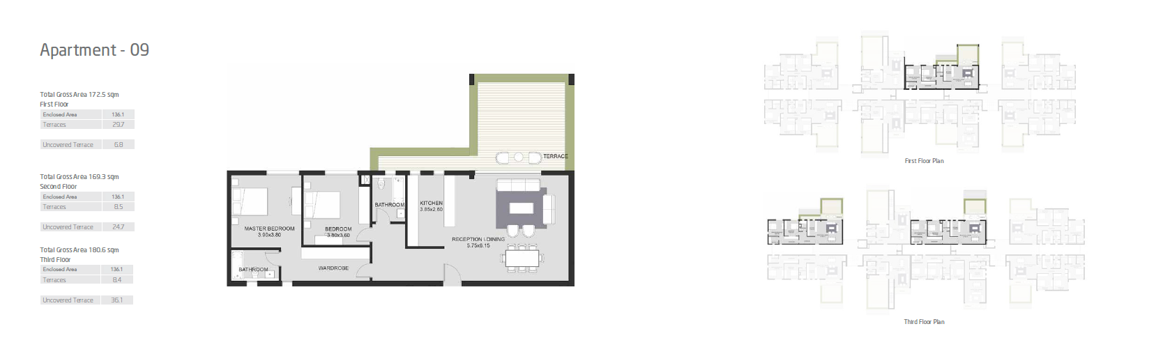 Floor plan for apartment at VYE SODIC