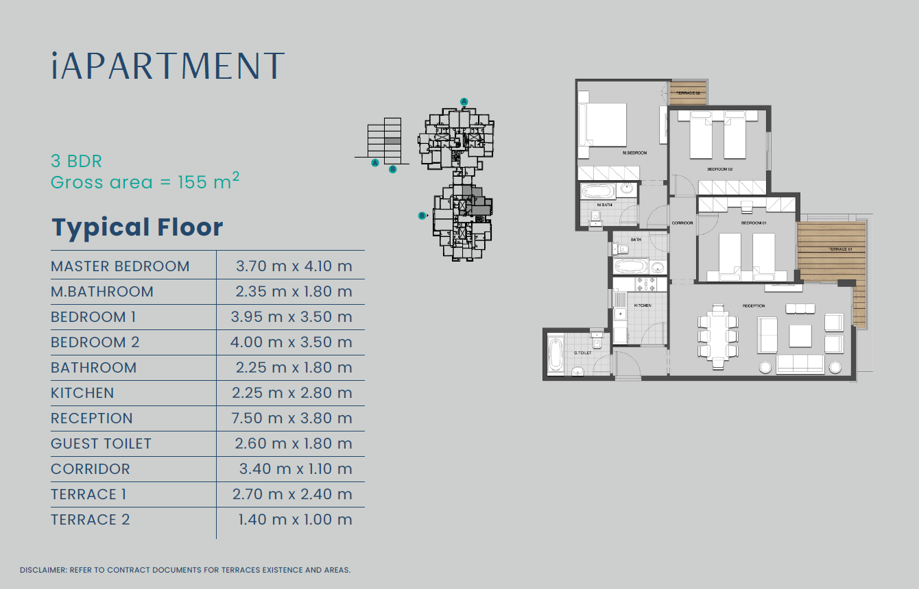 Floor plan for apartment at Mountain View iCity October