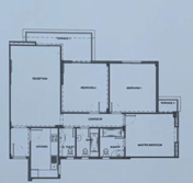 Floor plan for apartment at Mountain View iCity October