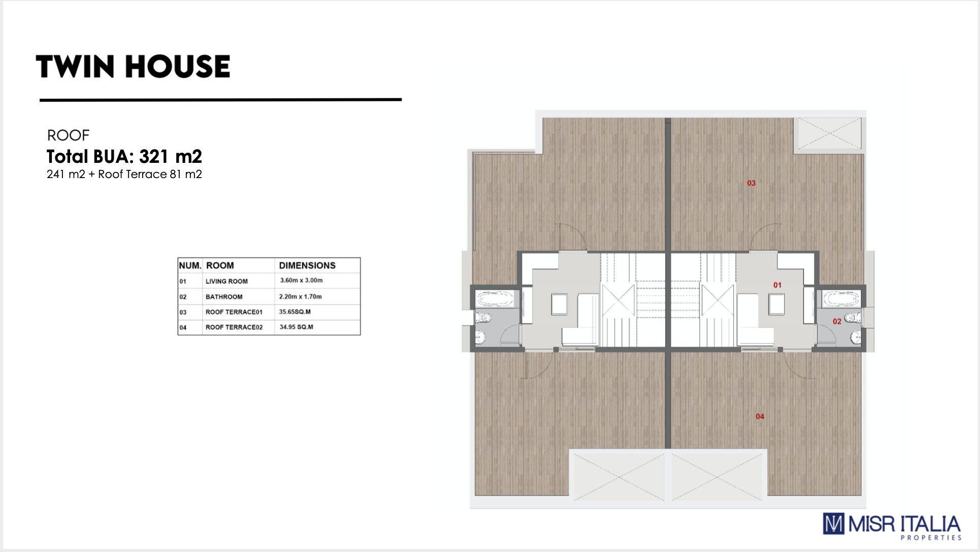 Floor plan for  at Il Bosco New Capital