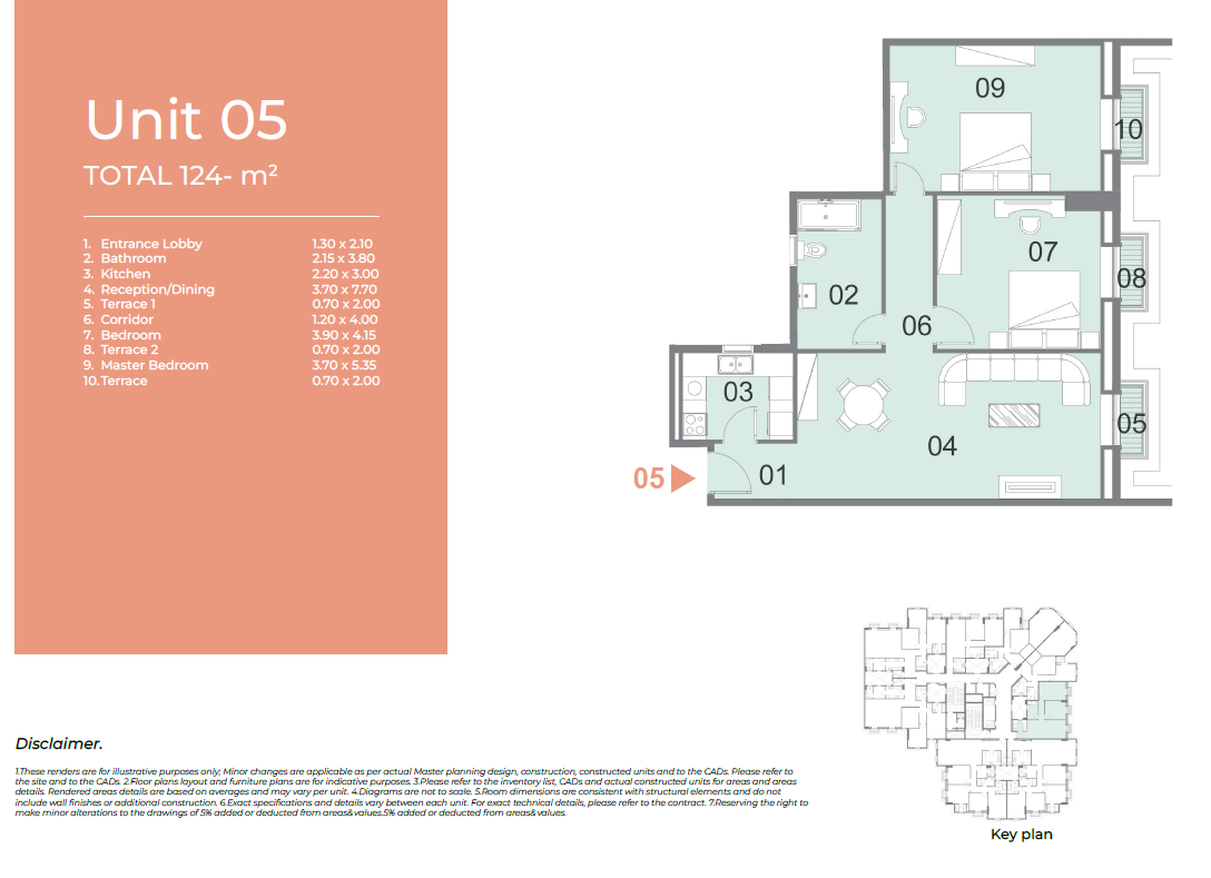 Floor plan for apartment at Il Latini City Edge