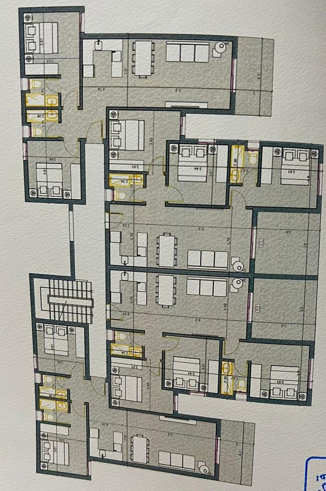 Floor plan for chalet at D-Bay