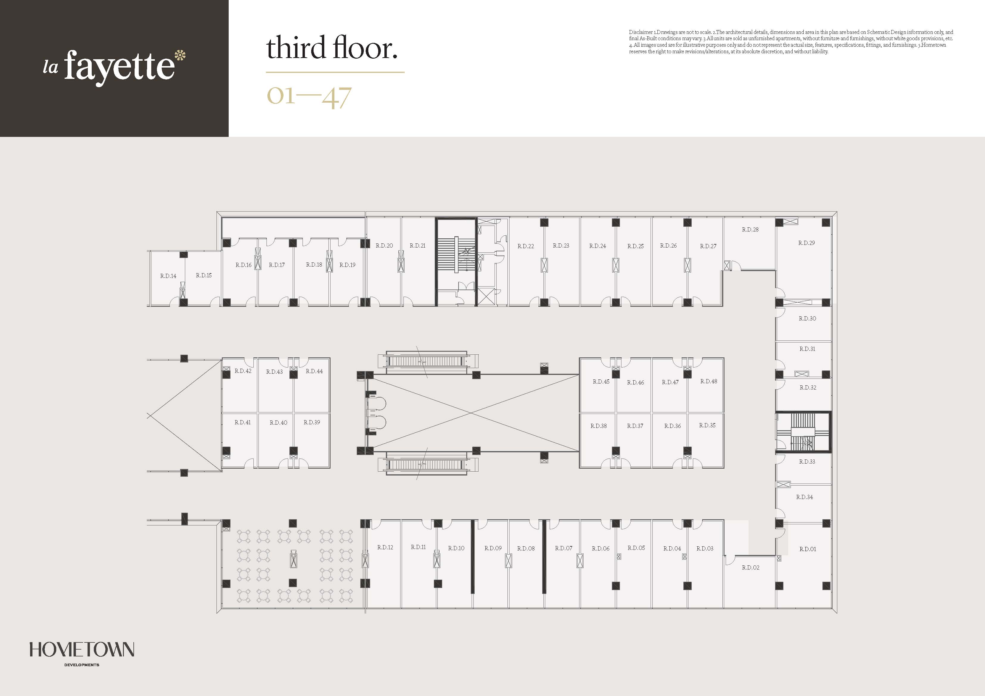 Floor plan for  at La Fayette Village